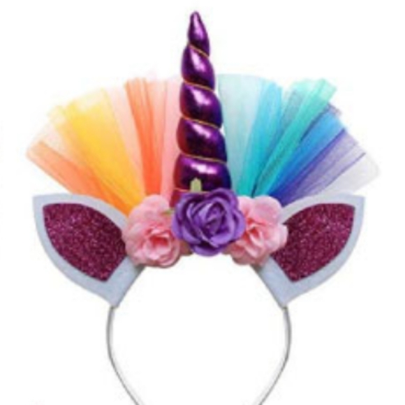 L.E.D Unicorn Birthday party accessories - Picture 3 of 4